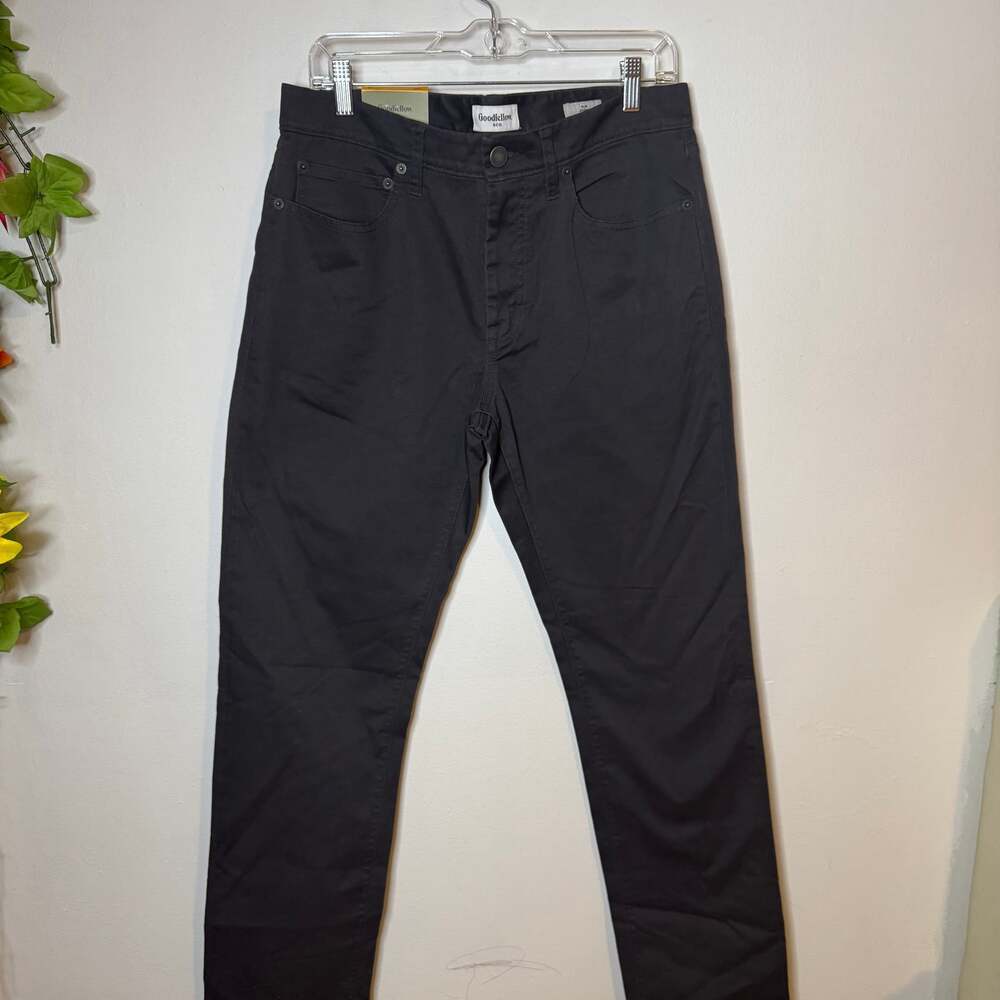 Goodfellow & Co Men's Slim Fit Black 5-Pocket Pants 32WX32L